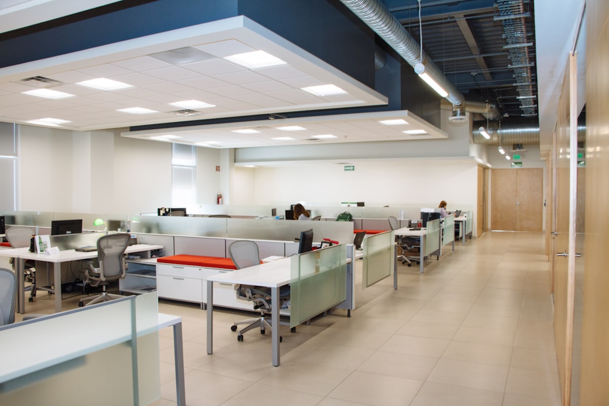 Modern commercial office interior