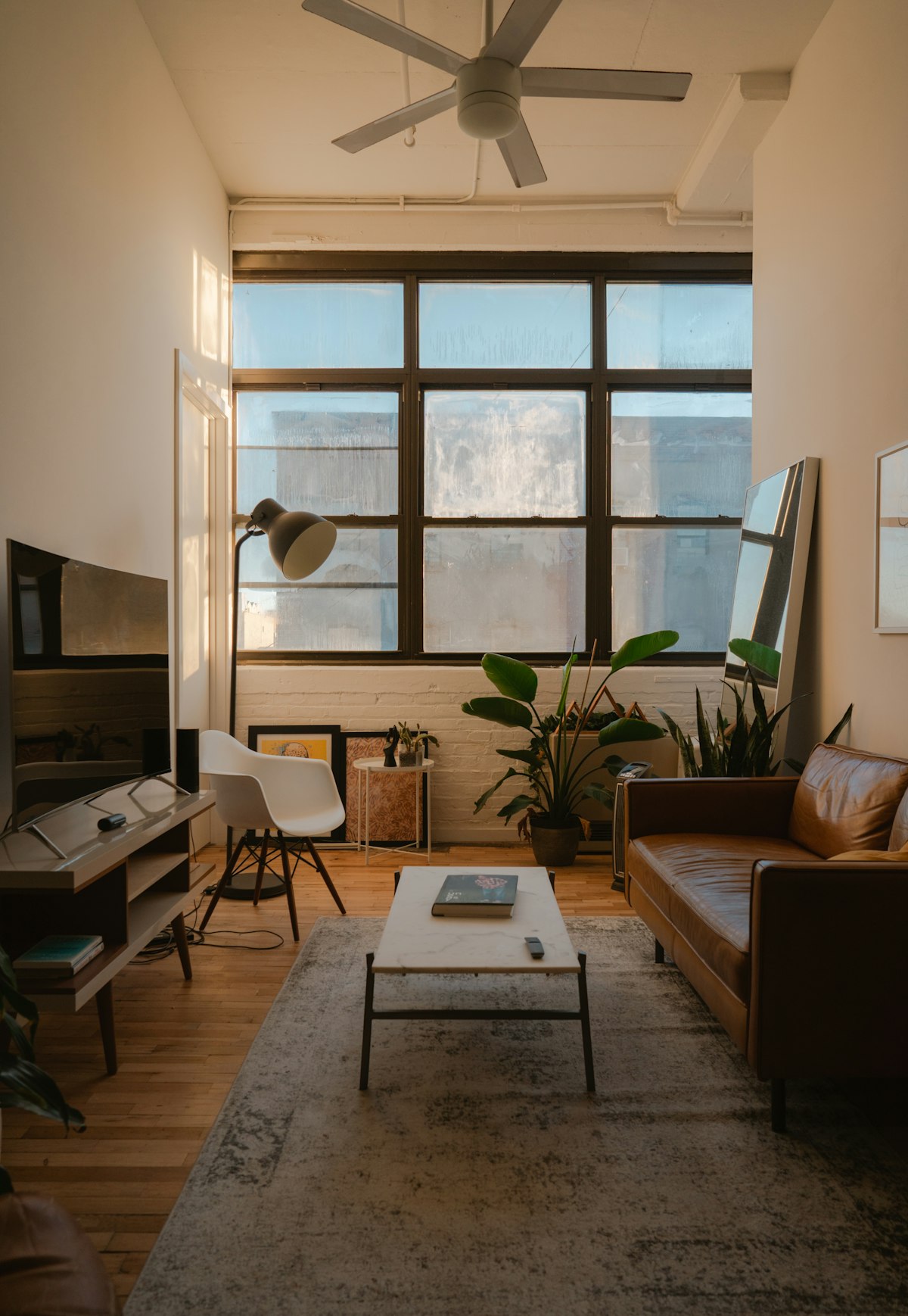 Bright open living room